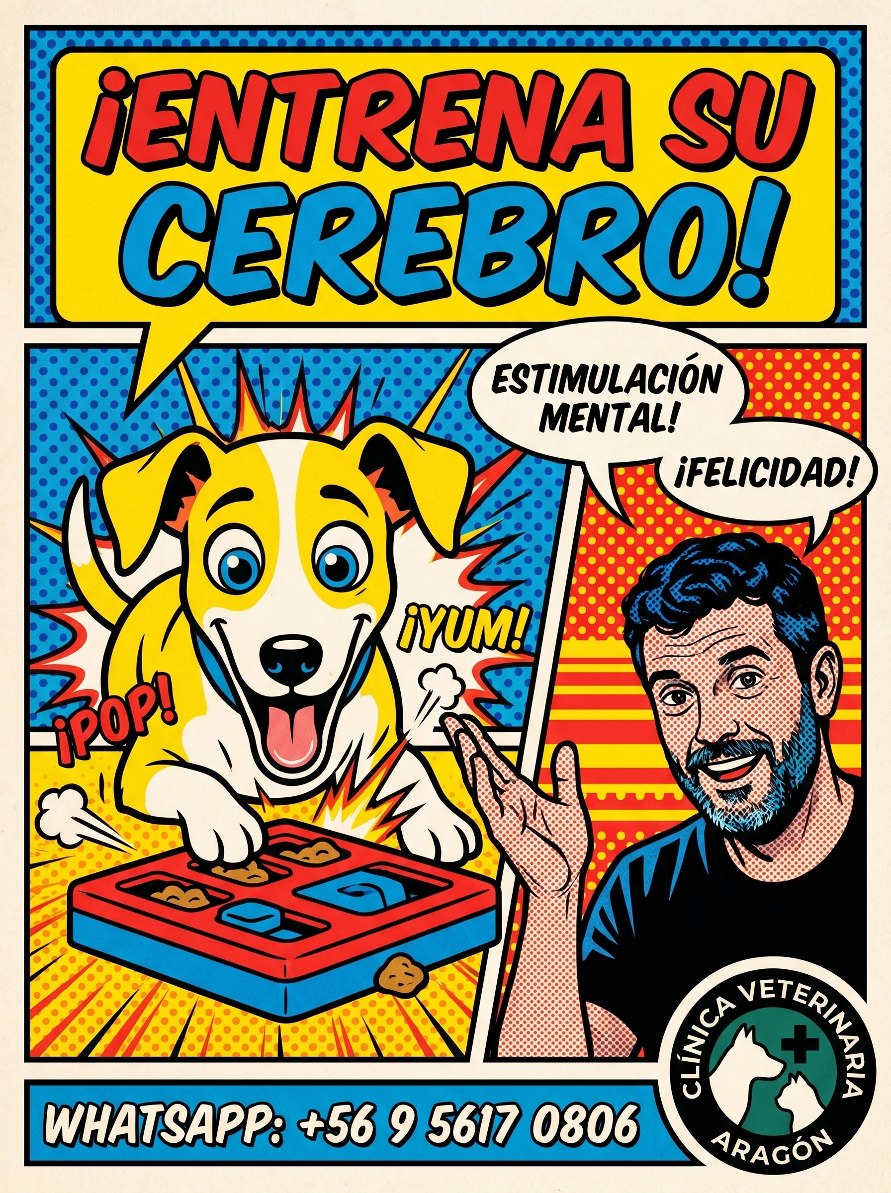 el Dr, Mauricio Chepillo de clínica Aragón, te enseña a activar el cerebro de tu canino