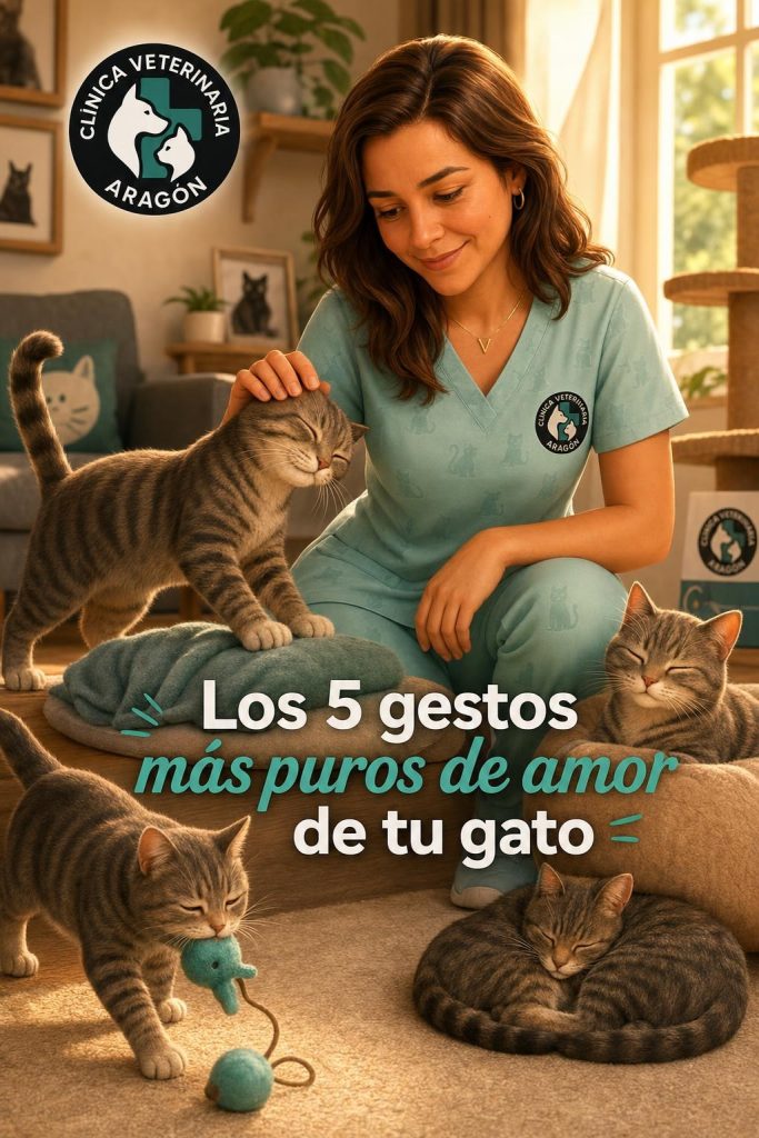 Los 5 gestos de amor de tu gato y qué significan