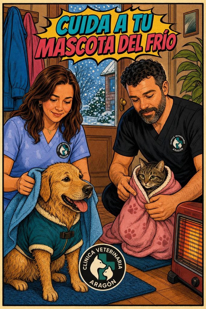 Cómo cuidar a tu perro o gato del frío durante el invierno