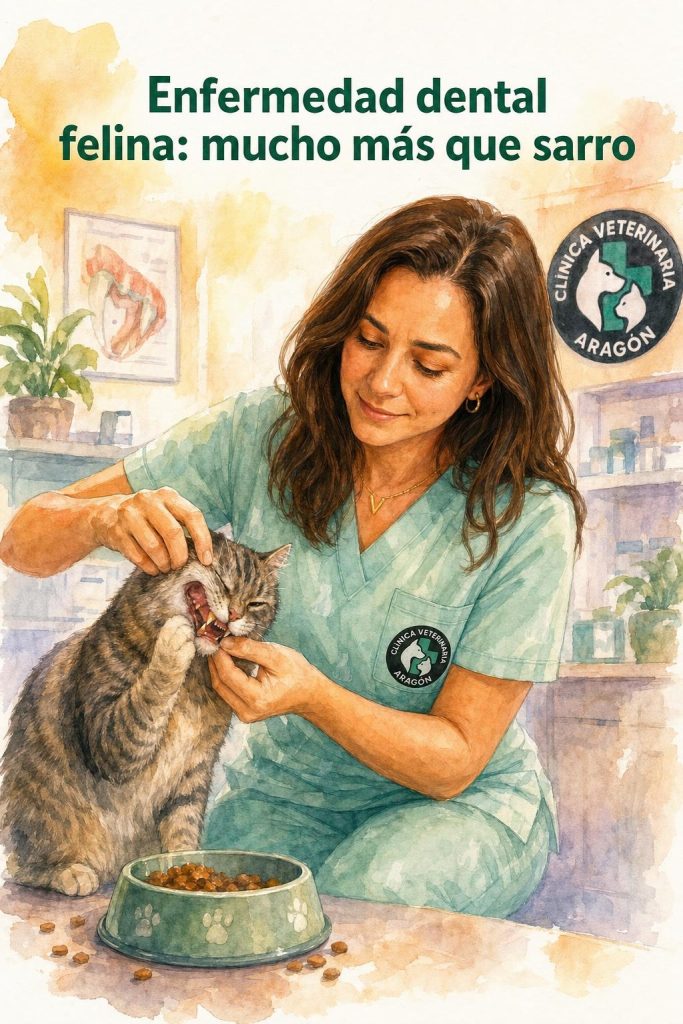 Enfermedad dental felina: mucho más que sarro