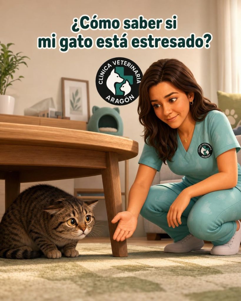 ¿Cómo saber si mi gato está estresado? Señales y qué hacer