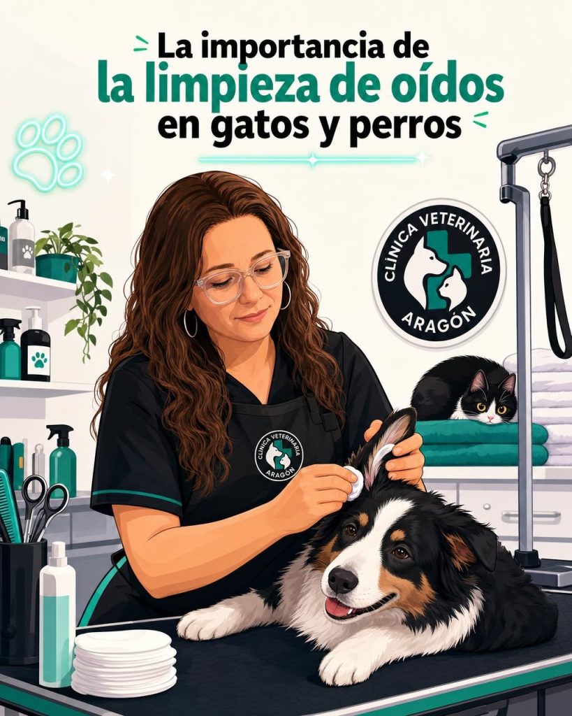 Limpieza de oídos en perros y gatos: cuidados y señales de alerta