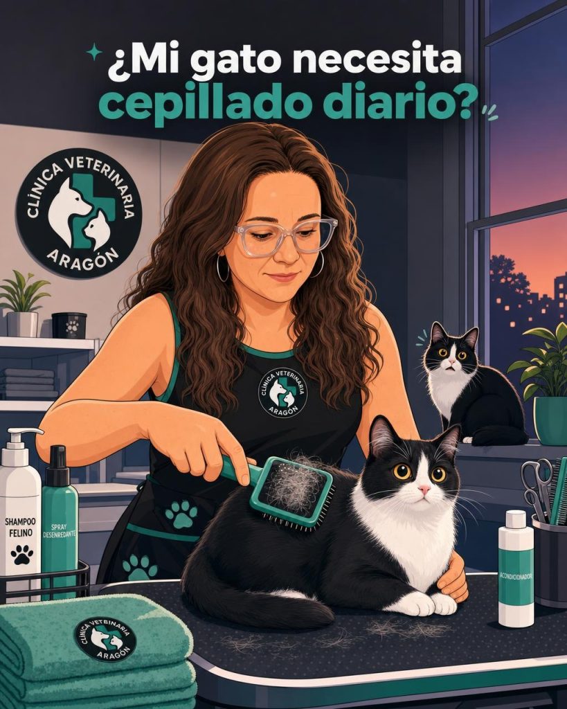 ¿Mi gato necesita cepillado diario? Guía según su tipo de pelo