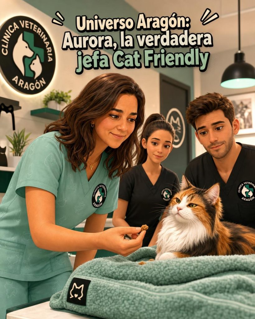 Aurora, la jefa Cat Friendly que evalúa la consulta veterinaria