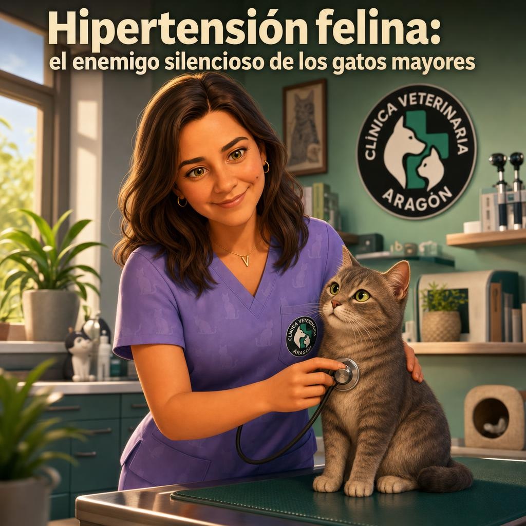 Hipertensión felina: síntomas y cuidados para gatos mayores